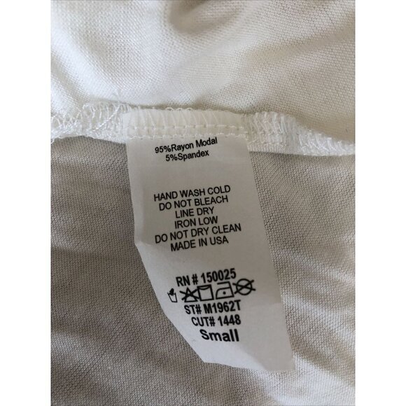 Nasty Gal Emory Park Women's White Tie Shoulder Tank Top Size S NWOT - Picture 11 of 11